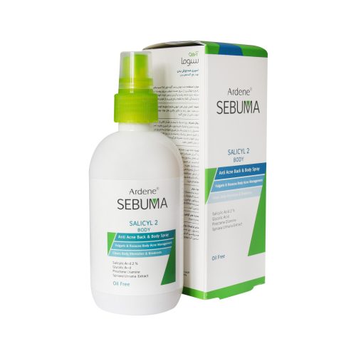 اسپری ضد جوش بدن سبوما آردن مدل SALICYL 2 حجم 250 میلی لیتر