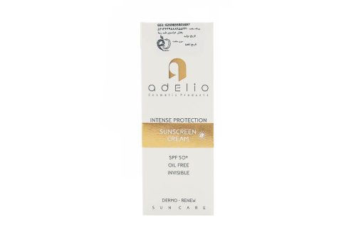 کرم ضد آفتاب فاقد چربی بی رنگ ادلیو SPF50 حجم 50 میلی لیتر