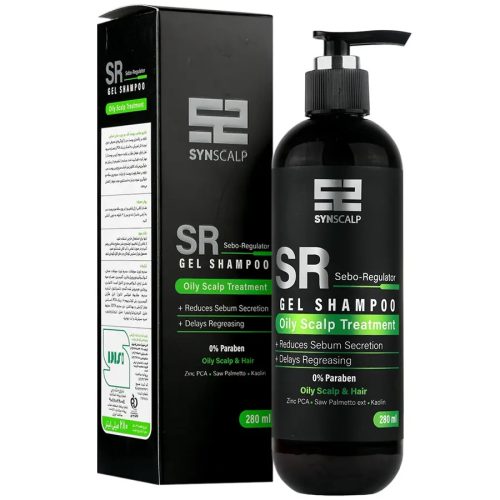 ژل شامپو موهای چرب SR ساین اسکین 280 میلی لیتر