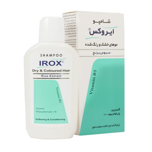 شامپو سبوس برنج ایروکس مناسب موهای خشک و رنگ شده 200 گرم