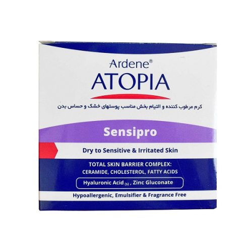 کرم مرطوب کننده و التیام بخش بدن سنسی پرو آتوپیا آردن مناسب پوست های خشک و حساس 150 میلی لیتر
